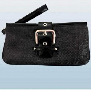 Ann Taylor Vintage Patent Leather Buckle
Woven Clutch/Wristlet